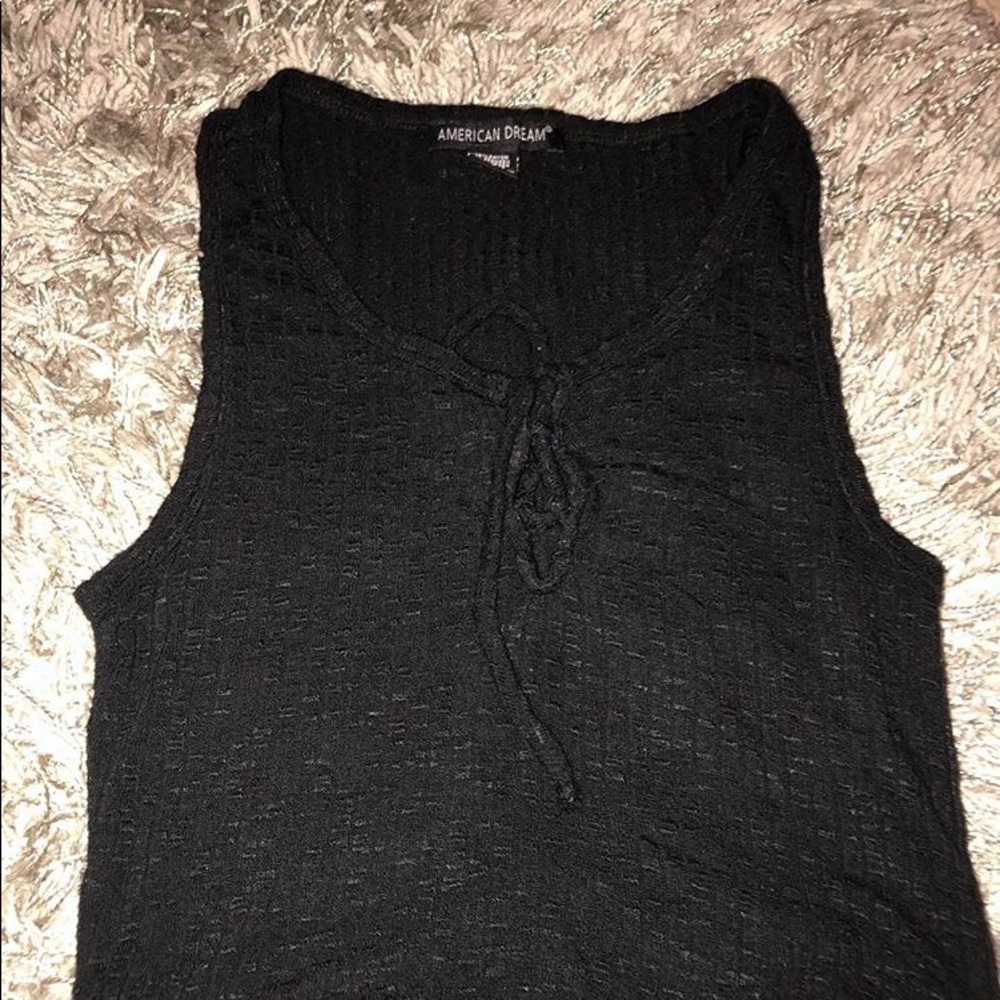 Black Crop top